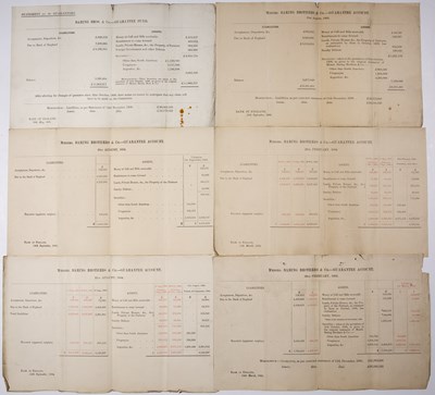 Lot 435 - Baring Brothers & Co. (Bankers). Six Bank of...