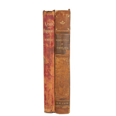 Lot 467 - Cave (Henry W). ‘The Ruined Cities of Ceylon’....