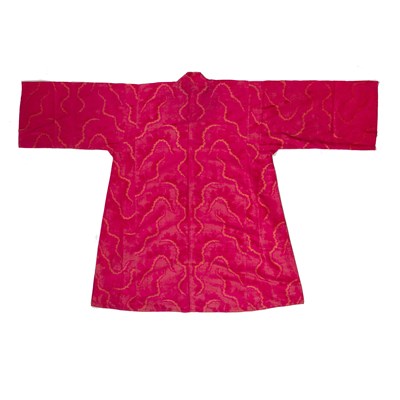 Lot 209 - Pink silk kurta South Asia, circa 1920, with...