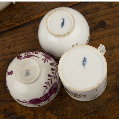 Lot 377 - Group of porcelain Swiss, 18th Century,...