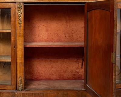 Lot 333 - A Victorian rosewood credenza