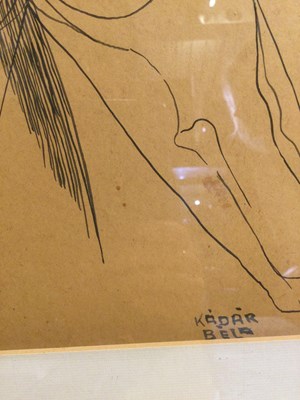 Lot 40 - Bela Kadar (1877-1955) Horse and Rider signed...