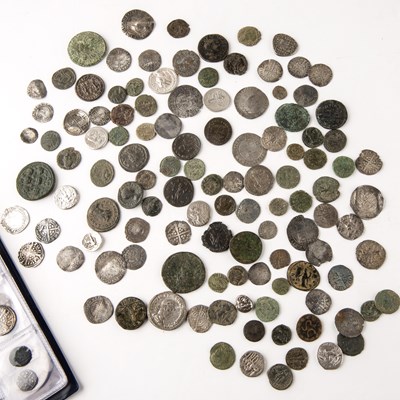 Lot 358 - Miscellaneous Roman and English hammered coins...