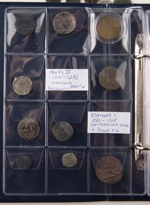 Lot 358 - Miscellaneous Roman and English hammered coins...