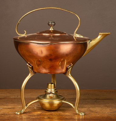 Lot 375 - A Benson Kettle on stand with burner