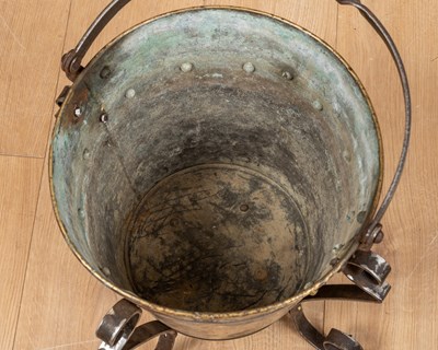 Lot 52 - A collection of six Victorian water buckets