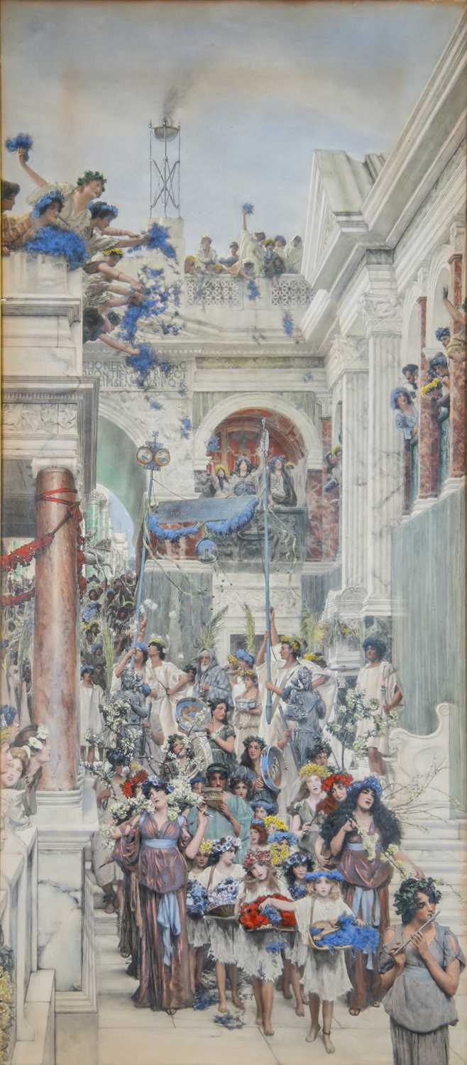 Lot 527 - After Lawrence Alma Tadema (1836-1912) 'Spring'...