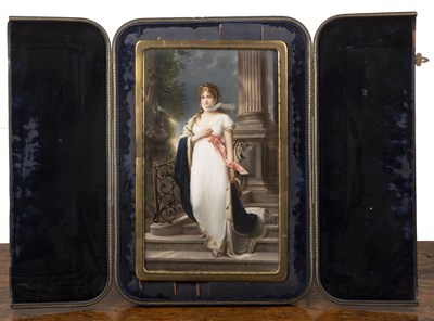 Lot 372 - Berlin KPM porcelain plaque 19th Century,...