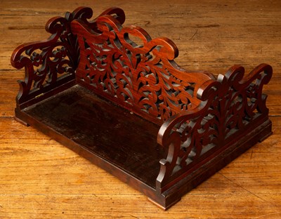 Lot 294 - An early to mid 19th century folding rosewood book stand by George Austin of Dublin