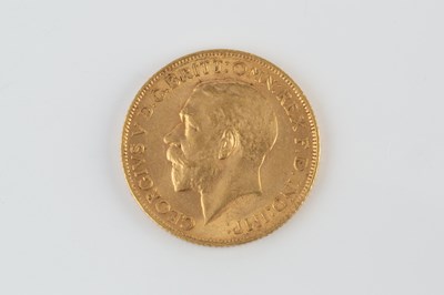 Lot 218 - A George V sovereign, dated 1912