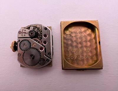 Lot 250 - A lady's wristwatch by Omega, the rectangular...