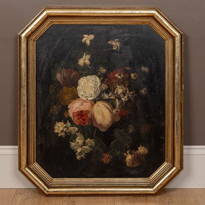 Lot 135 - 19th century school, floral still life