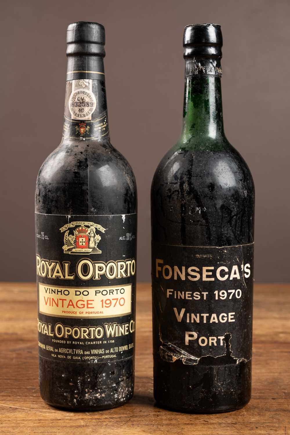 Lot 495 - Two bottles of vintage port