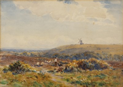 Lot 184 - Vivian Rolt (1874-1933) 'Landscape with figure...
