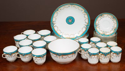 Lot 490 - A Minton part tea service