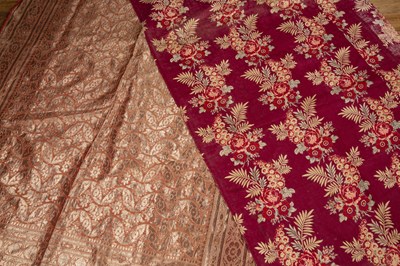 Lot 233 - Gold bridal sari Indian, mid-20th Century, and...