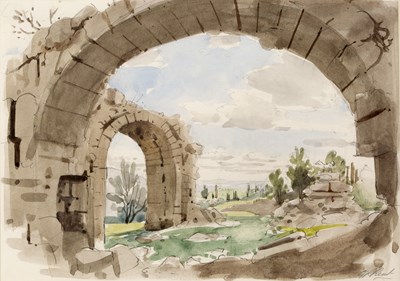 Lot 344 - Graham Rust (b.1942) Indian Beach Scene signed...