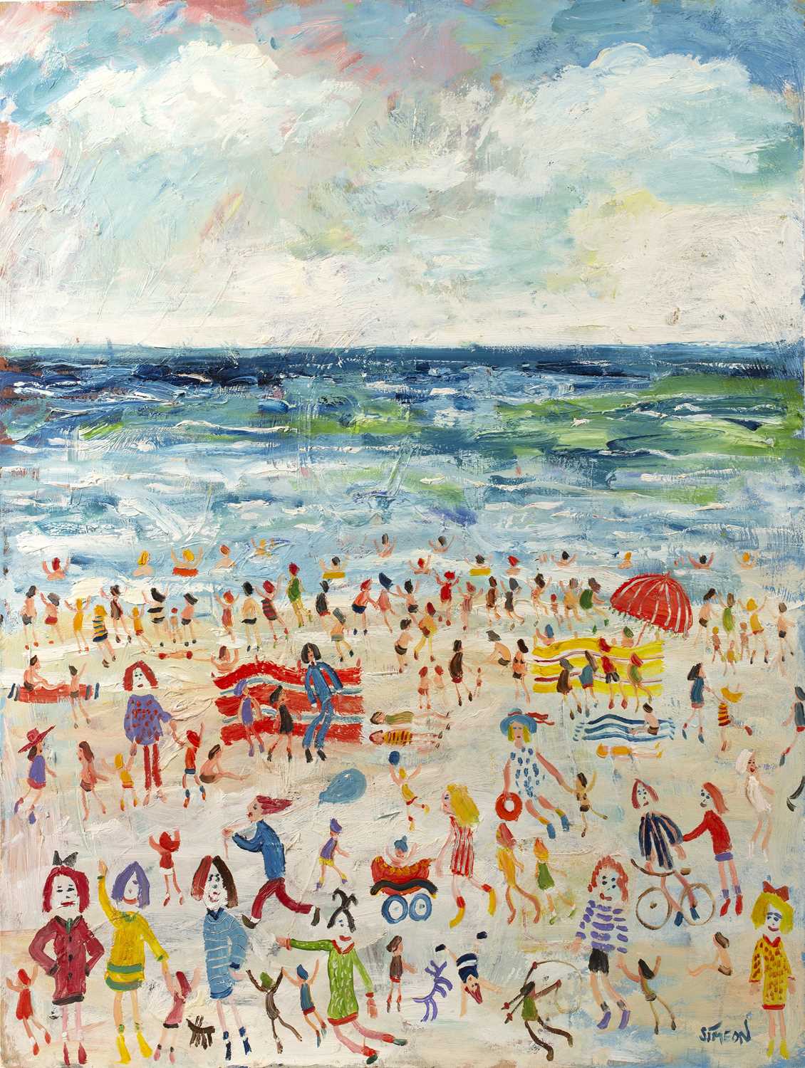 Lot 110 - Simeon Stafford (b.1956) Cornwall signed...
