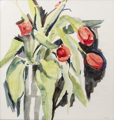 Lot 128 - Tessa Newcomb (b.1955) Two Flower studies,...