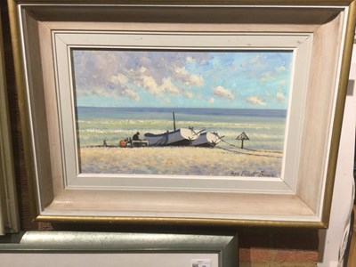 Lot 194 - Hugh Boycott-Brown (1909-1990) Mending Nets,...