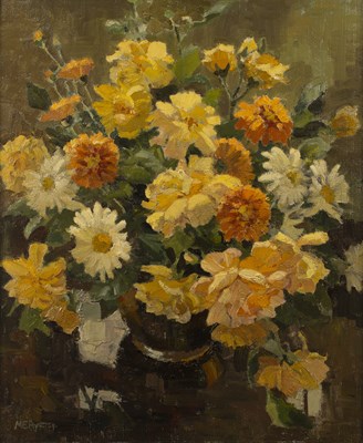 Lot 197 - Millicent Ayrton (1913-2000) Summer Flowers...