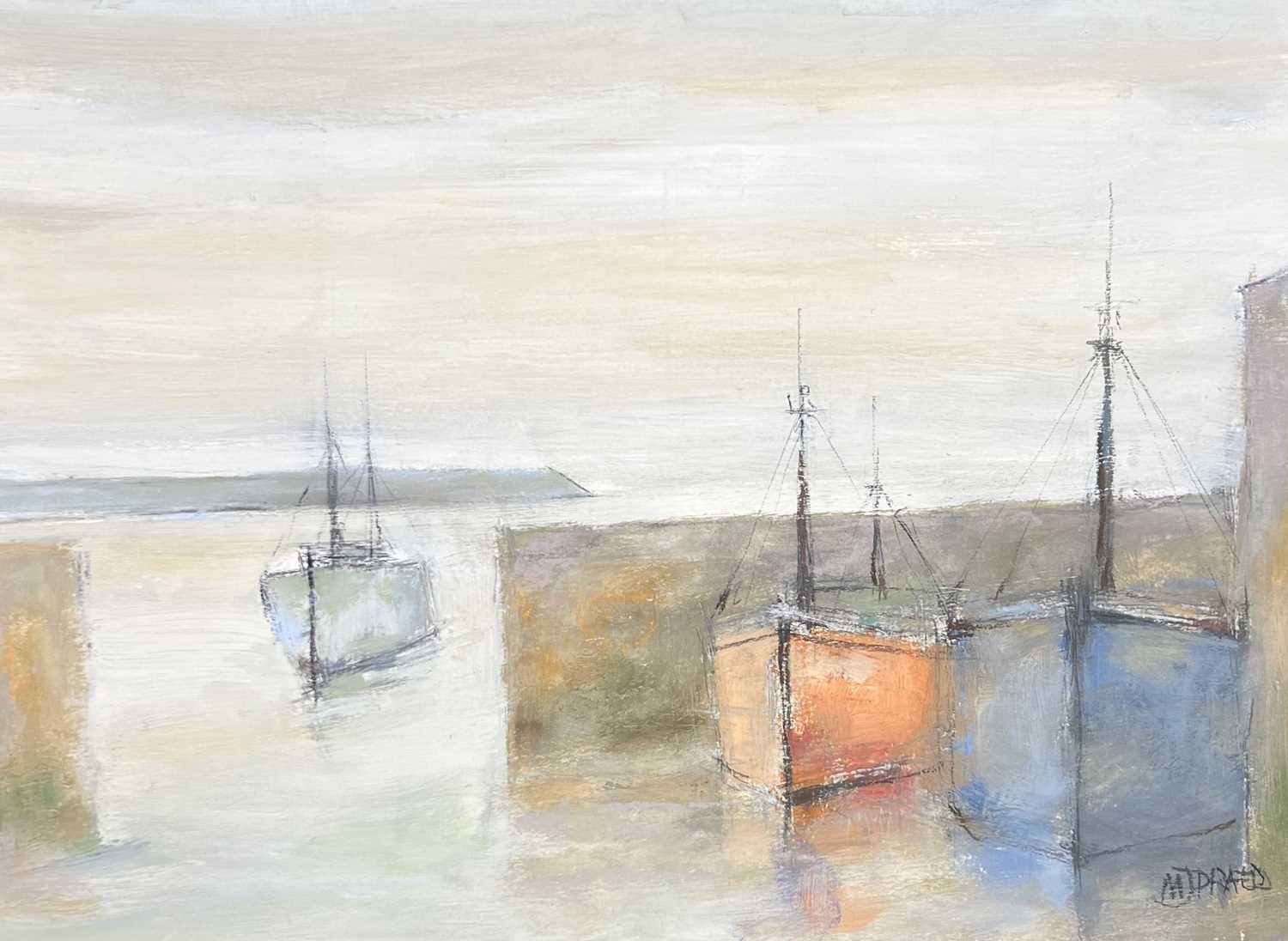 Lot 135 - Michael Praed (b.1941) Boats coming Home...