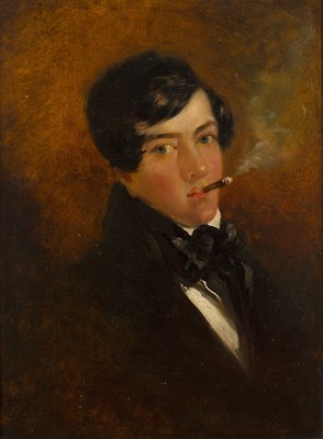 Lot 243 - 19th century English school Portrait of a...