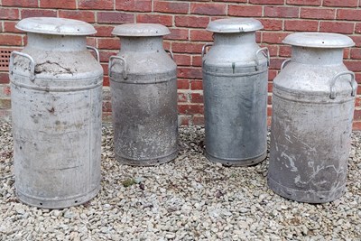 Lot 591 - Four Milk Churns Made By Swiftcan