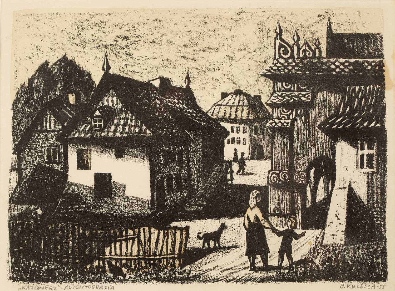 Lot 17 - Jozef Kulesza (born 1920 Polish) 'Kazimierz',...