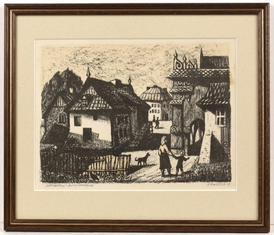 Lot 17 - Jozef Kulesza (born 1920 Polish) 'Kazimierz',...