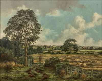 Lot 282 - Brian Tovey (b.1943) 'The Hay Field, Preston...