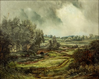 Lot 282 - Brian Tovey (b.1943) 'The Hay Field, Preston...
