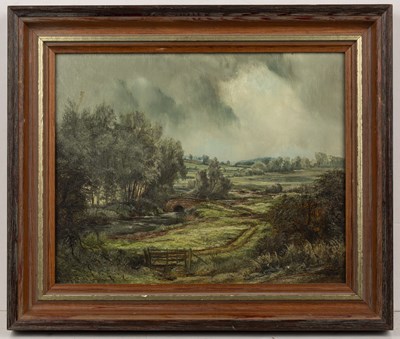 Lot 282 - Brian Tovey (b.1943) 'The Hay Field, Preston...