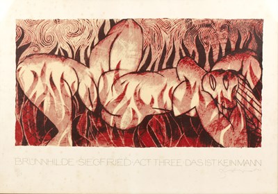Lot 541 - Tom Phillips (1937-2022) 'Brunnhilde',...