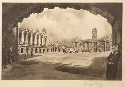 Lot 11 - M Oliver Rae 'Kings College Chapel, Cambridge',...