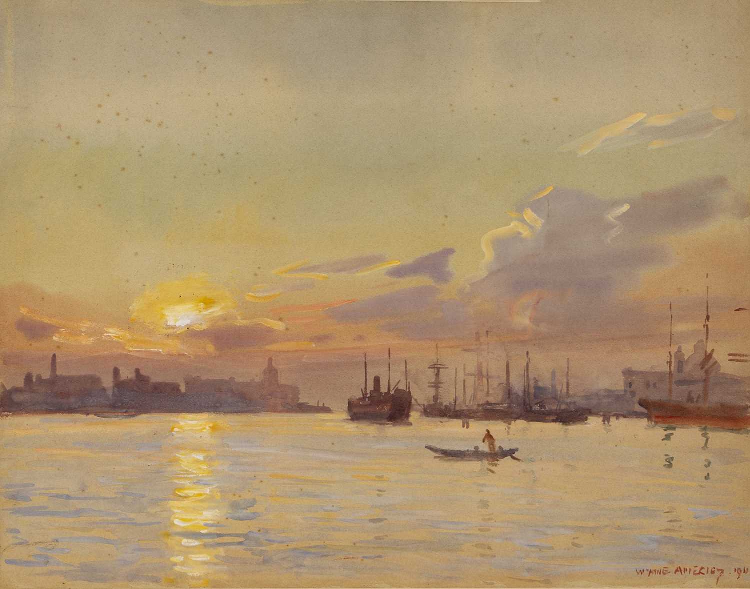 Lot 298 - George Owen Wynne Apperley (1884-1960) 'Sunset...