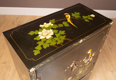 Lot 258 - A Chinese lacquered cabinet