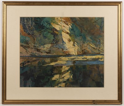 Lot 345 - Eric Huntley (1927-1992) 'White-Adder Rockface...