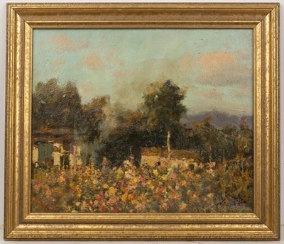 Lot 285 - Ken Moroney (1949-2018) 'French Garden',...