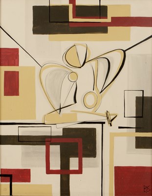 Lot 221 - Bianca Smith (b.1975) Abstract angel portrait...