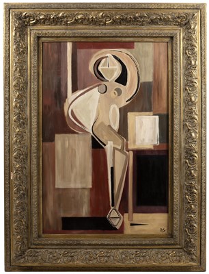 Lot 222 - Bianca Smith (b.1975) Left study dancer in red,...
