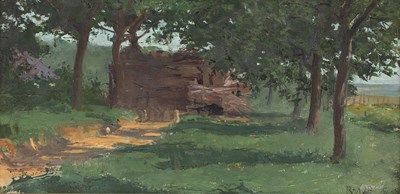Lot 231 - Rene-Xavier Prinet (1861-1946) A coastal...