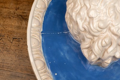 Lot 145 - A pair of Majolica roundels after Cantagali Della Robbia