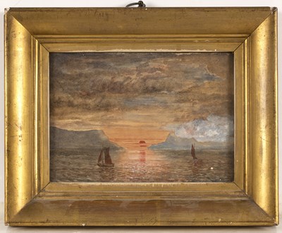 Lot 200 - A* K* A Scottish warrior on a rock, signed...