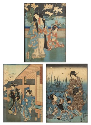 Lot 341 - Utagawa Kunisada (Toyokuni III) (1786-1865)...