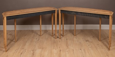 Lot 356 - A pair of pier tables