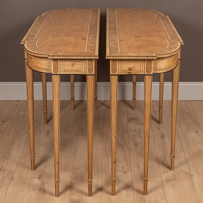 Lot 356 - A pair of pier tables