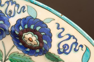 Lot 173 - Joseph-Theodore Deck, an Iznik style faience charger