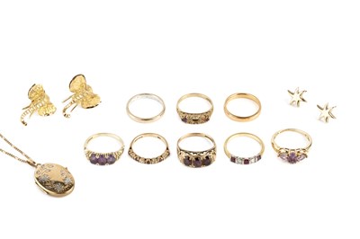 Lot 268 - A collection of jewellery, to include a ruby...