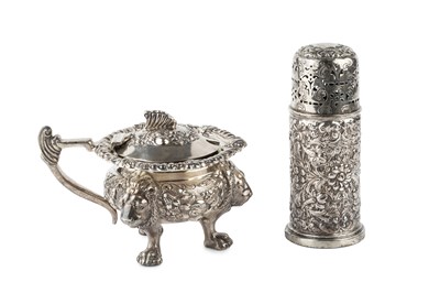 Lot 672 - A late Victorian silver mustard, of heavy...